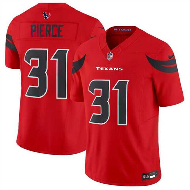 Youth Houston Texans #31 Dameon Pierce Red 2024 Alternate F.U.S.E Vapor Stitched Jersey Dzhi->youth nfl jersey->Youth Jersey